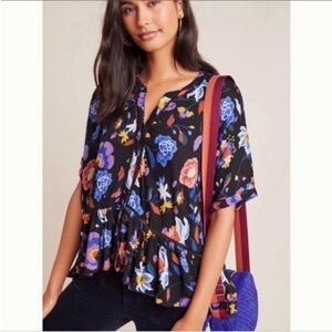 Anthropologie Dolman‎ Sleeve Blouse M